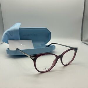 Brand NEW Swarovski Women's Red Eyeglasses